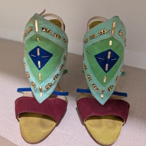 Brian Atwood Tribal Heels - Size 40